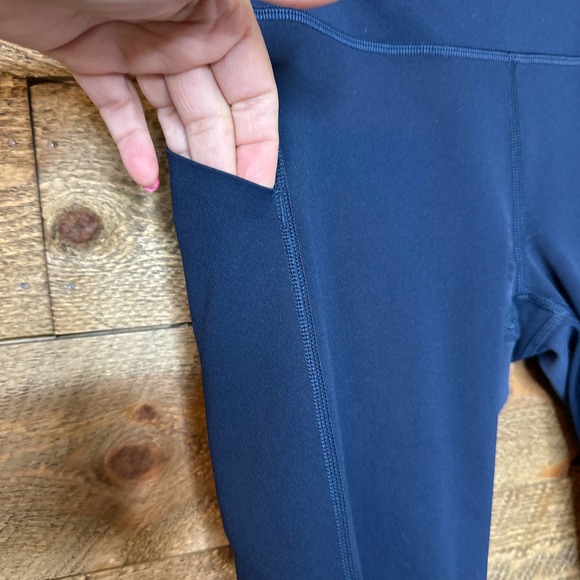 Lululemon Pace Rival High-Rise Crop Leggings True 22" Size 6 - Picture 6 of 10